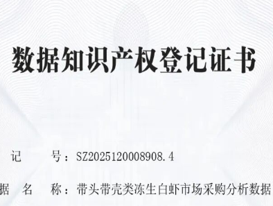 全联集采数智化实力再获认可，成功斩获两项数据知识产权登记证书